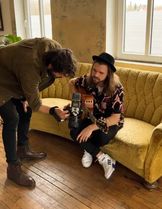 Videodreh in der Zimtlocation